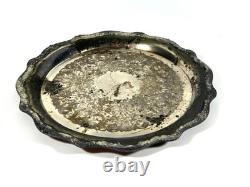 WM Rogers Silver Plated Vintage Coffee Tea 8 Pieces Set With W Serving Trays