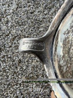 WM Rogers Silverplate Coffee/Tea Pot Set Creamer, Covered Sugar Bowl and Tray