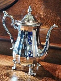 WM Rogers Silverplate Five Piece Coffee and Tea Set in Lovely Condition