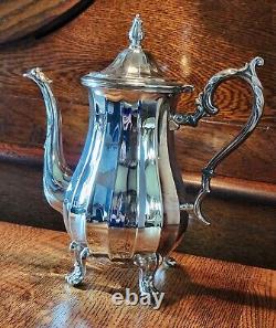 WM Rogers Silverplate Five Piece Coffee and Tea Set in Lovely Condition