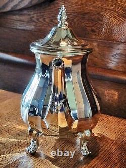 WM Rogers Silverplate Five Piece Coffee and Tea Set in Lovely Condition