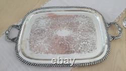 WM Rogers & Son, Spring Flower Silver-plated Coffee/Teapot set Beautiful