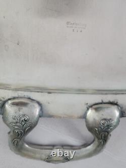 WM Rogers & Son, Spring Flower Silver-plated Coffee/Teapot set Beautiful