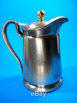 Waldorf Astoria 14 Ounce Pitcher International Silver Co. 1932 Coffee Tea Water