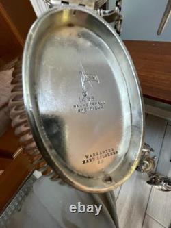 Walker & Hall 5 Pc Silver Plate Beverage Set Tea-Chocolate-Kettle-Coffee-Sugar