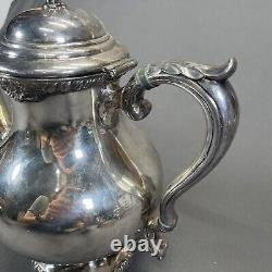 Wallace 5 Piece Silver Plated Tea Set with Waste Silverplate Holloware M608