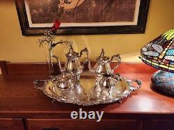 Wallace BAROQUE Silverplate Coffee/Tea Set