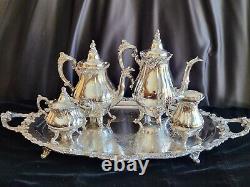 Wallace BAROQUE Silverplate Coffee/Tea Set