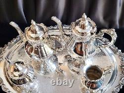 Wallace BAROQUE Silverplate Coffee/Tea Set