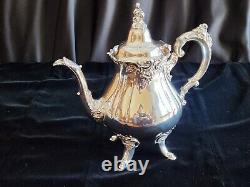 Wallace BAROQUE Silverplate Coffee/Tea Set