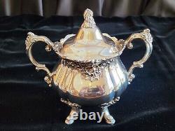 Wallace BAROQUE Silverplate Coffee/Tea Set