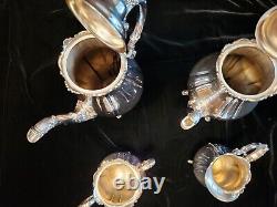 Wallace BAROQUE Silverplate Coffee/Tea Set