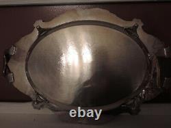 Wallace Christopher Wren Silver Plate Tea Service Teapot Footed Tray Gorgeous