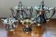 Wallace Royal Rose Silver Plated Coffee, Tea, Sugar, & Creamer Tea Set