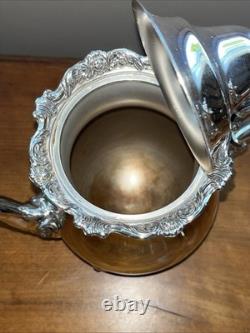 Wallace Royal Rose Silver Plated Coffee, Tea, Sugar, & Creamer Tea Set Wallace Royal Rose Silver Plated Coffee, Tea, Sugar, & Creamer Tea Set