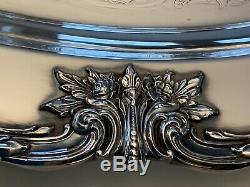 Wallace SIR CHRISTOPHER Wren Line Silver Plated Footed Waiter Tea Service Tray