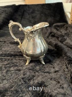 Wallace Silver Plated Baroque 4 Piece Tea Set