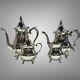 Wallace Silverplate La Reine Coffee And Tea Set Numbered 1100