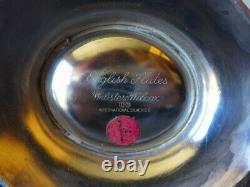Webster Wilcox English Flutes Silver Plate Tea Coffee Cream Sugar Tray 8004