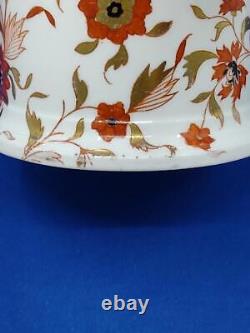 Wedgwood Porcelain Floral Gold Tea Caddy Sm Biscuit Barrel Silver Plate Lid