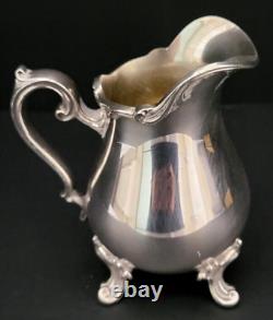Wilcox Silver Co. Silver Plate 5 Piece Coffee And Tea Set withTray Joanne Pattern