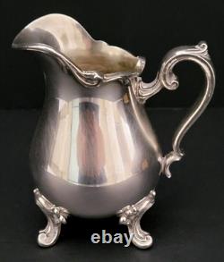 Wilcox Silver Co. Silver Plate 5 Piece Coffee And Tea Set withTray Joanne Pattern