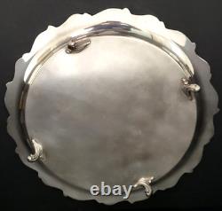 Wilcox Silver Co. Silver Plate 5 Piece Coffee And Tea Set withTray Joanne Pattern