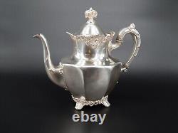 Wilcox Silver Plate Co Quad Plated Silver Tea Kettle No. 5097 READ DESCRIPTION