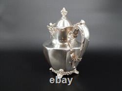 Wilcox Silver Plate Co Quad Plated Silver Tea Kettle No. 5097 READ DESCRIPTION
