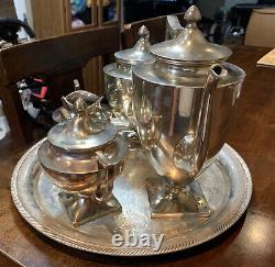 Wilcox Silver Plate Co Tea And Coffee Set 1959