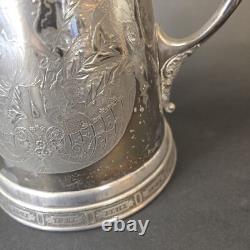 Wilcox Silver Plate Insulated Coffee Tea Pitcher 13 antique
