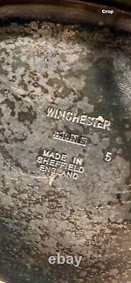 Winchester Silver Plate Tea Kettle With Warming Stand And Burner Tilting 1900's