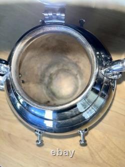 Wm Rogers Silver Plate Tilting Teapot on Stand WithBurner Eagle&Star Stamp MINT