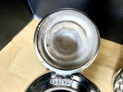 Wm Rogers Silver Plate Tilting Teapot on Stand WithBurner Eagle&Star Stamp MINT