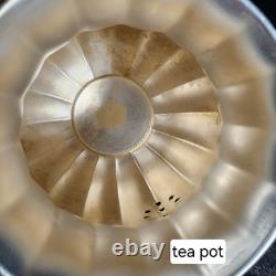 Wm Rogers Silverplate 5 Pc Set Coffee Tea Pot Lg Tray Sugar Creamer 1090 Series